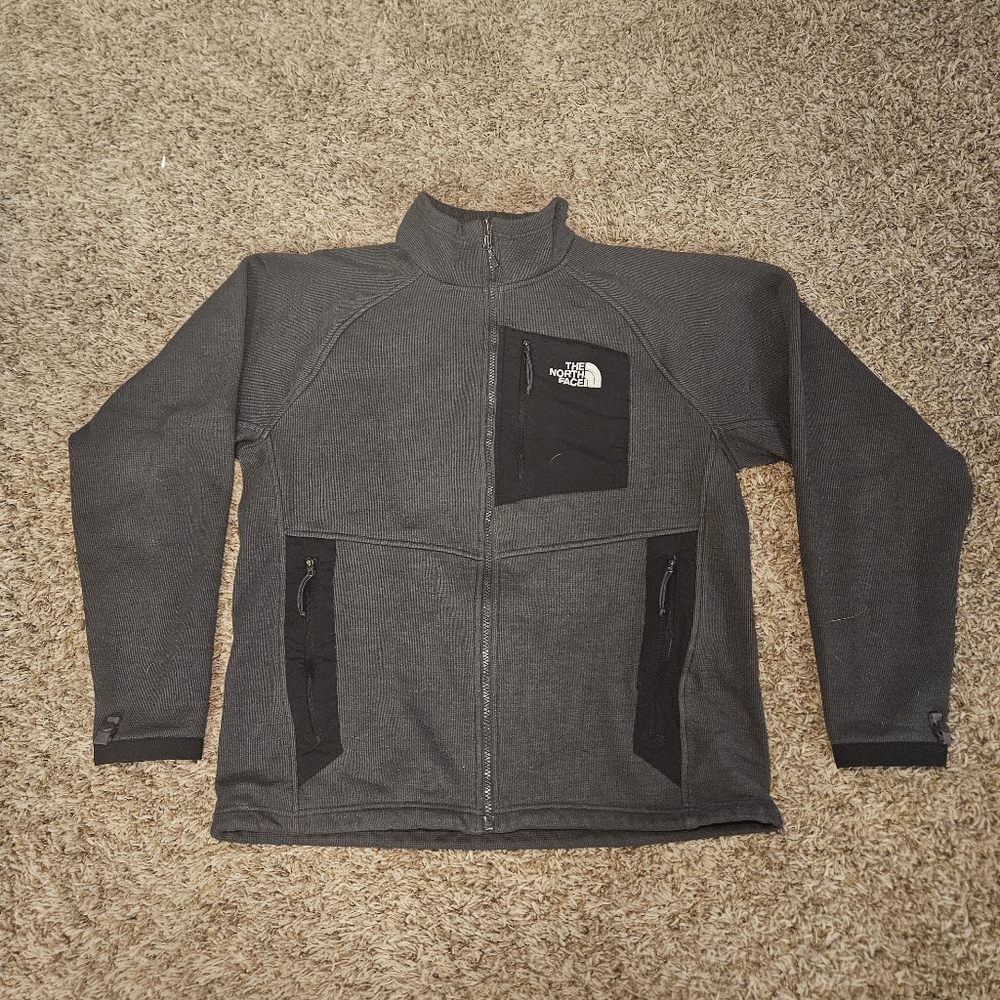 The North Face Fleece Men's Medium Black Full Zip Jacket Outdoor‎ Walk Hike